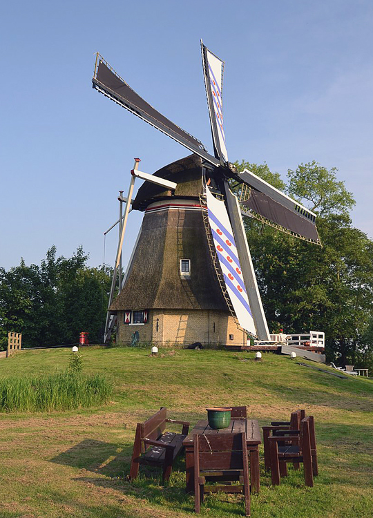 Foto van De Reiger, Nijetrijne, Martijn Scholtens (11-6-2013). | Database Nederlandse molens