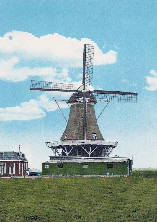 De Korenaar, , Ansichtkaart rond 1980, coll. Carla Maat. | Database Nederlandse molens