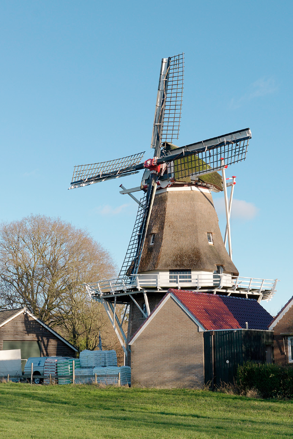 Foto van (stellingmolen), Havelte, Frans Rutten (12-12-2010) | Database Nederlandse molens