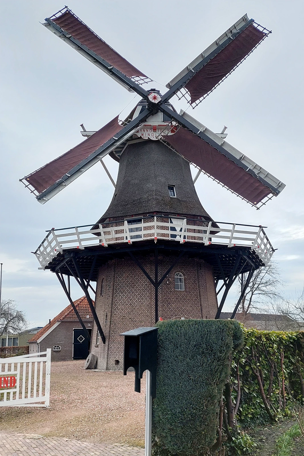 Foto van Windlust, Noordwolde, Milan Kats (18-3-2023) | Database Nederlandse molens