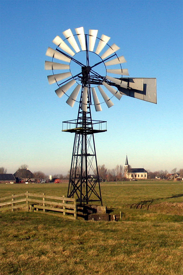 Foto van Windmotor Baaium, Baaium / Baijum,  Leo van der Drift, 10-1-2009 | Database Nederlandse windmotoren