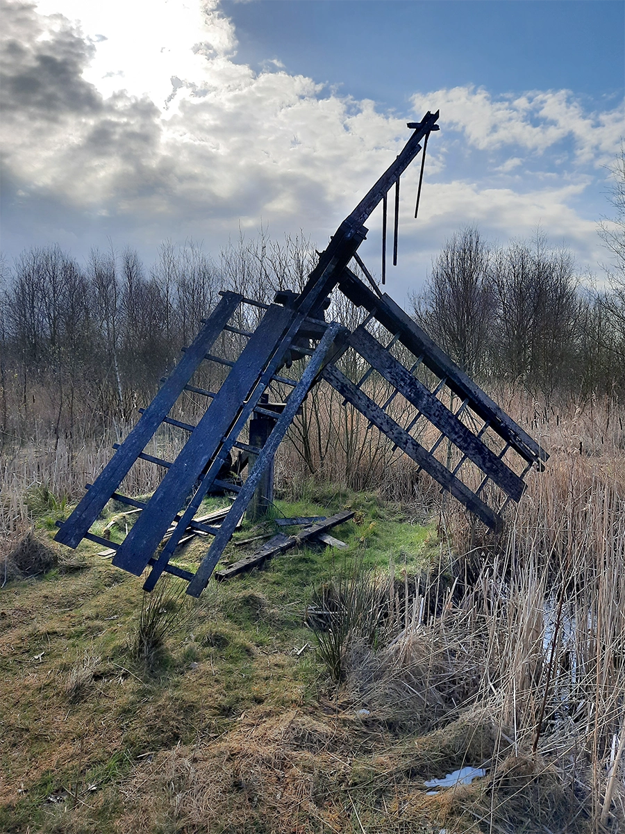 Foto van (Tjasker bij De Deelen), Luinjeberd, Bauke Bos (2-4-2022)Nog meer achteruitgang | Database Nederlandse molens
