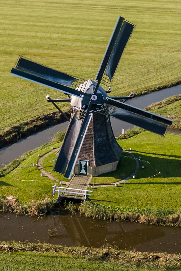 Foto van Beabuorster Mole / Babuurster molen, Tjerkwerd, Ronald Schulte (9-10-2021) | Database Nederlandse molens