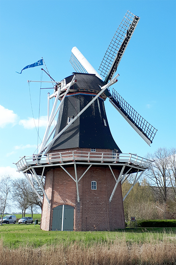 Foto 3 Van Udema's Molen, Ganzedijk, M. Steemers (31-3-2019)Na Lange ...