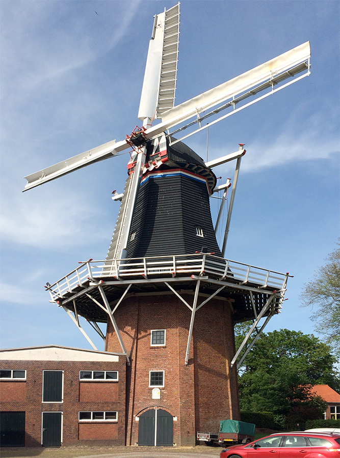Foto van De Leeuw, Oldehove, Willem Telgen (31-5-2020) | Database Nederlandse molens