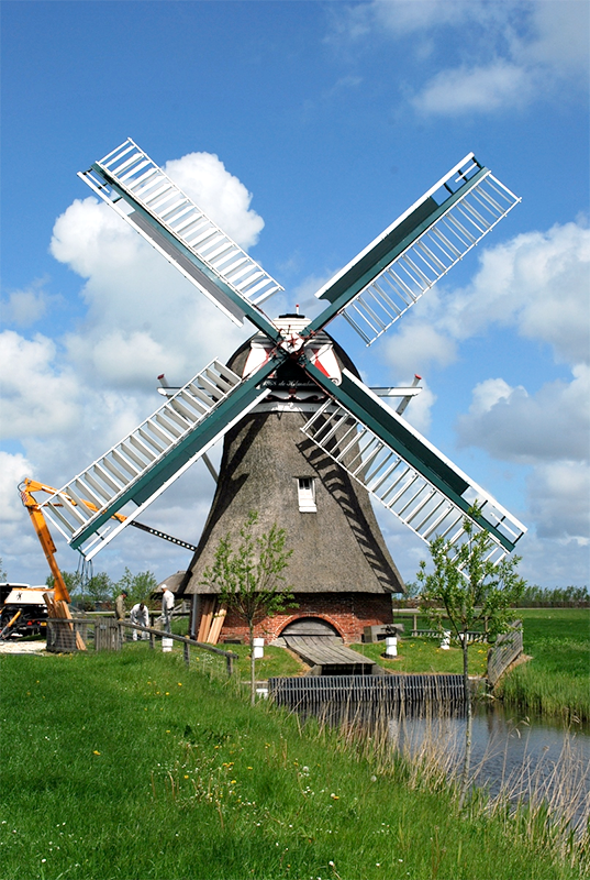 Foto van Hilmahuistermolen, Visvliet, Martijn Scholtens (18-5-2010). | Database Nederlandse molens