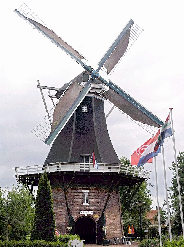 Foto van De Korenbloem, Vriescheloo, W. Jans (11-6-2005). | Database Nederlandse molens