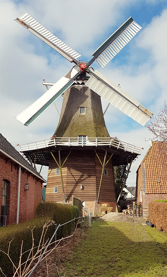 Foto van De Vriendschap, Winsum, Martijn Scholtens (21-3-2020) | Database Nederlandse molens