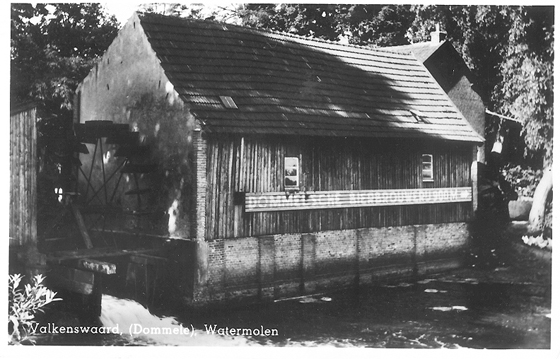Dommelse Watermolen, , Foto: ? (Verzameling Ton Meesters).  De Wilde in de jaren vijftig. | Database Nederlandse molens