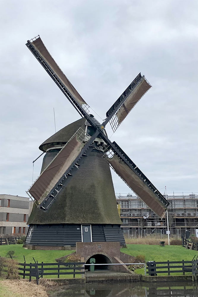 Foto van Geestmolen, Alkmaar, Pedro Germes (16-1-2022) | Database Nederlandse molens