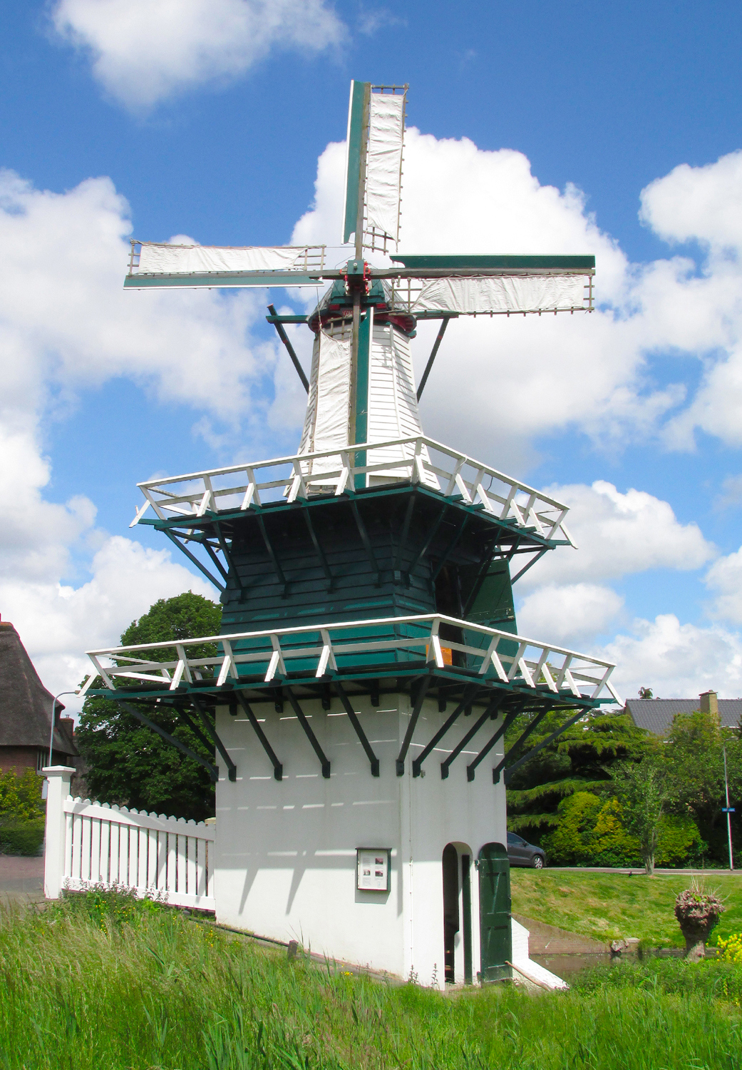 Foto van Groenendaalse Molen, Heemstede, Piet Glasbergen (30-5-2015) | Database Nederlandse molens