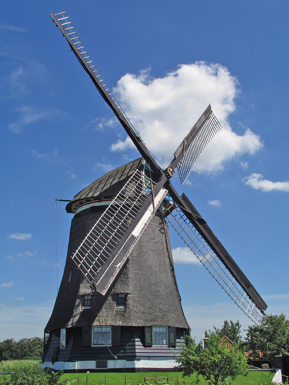 Foto van Nekkermolen, Neck, Piet Glasbergen (11-6-2014). | Database Nederlandse molens