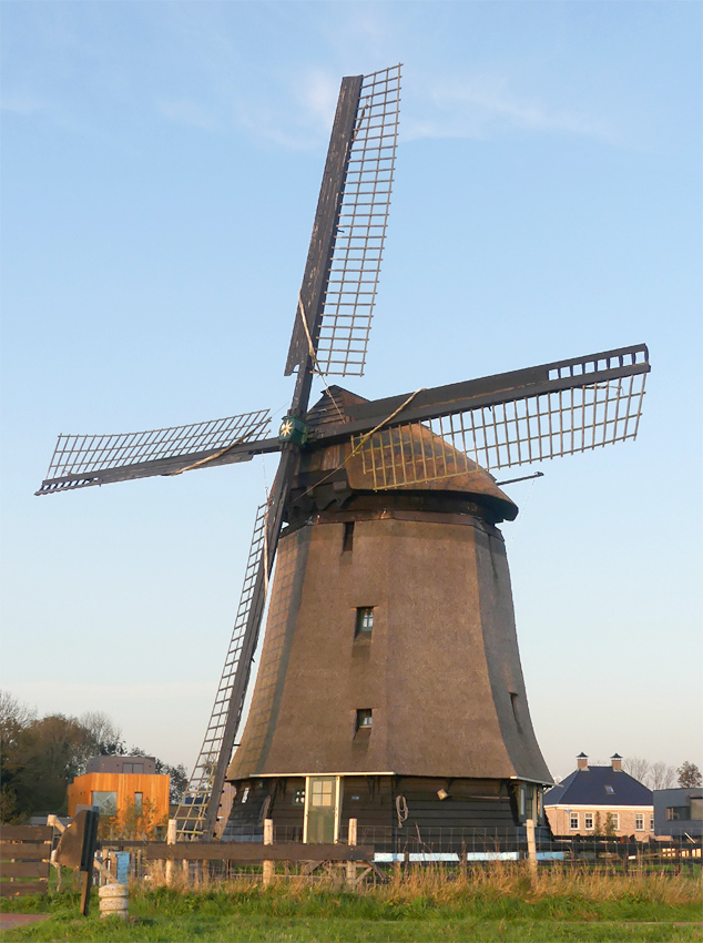 Foto van Strijkmolen E (Zes Wielen), Oudorp, Piet Glasbergen (31-10-2019) | Database Nederlandse molens