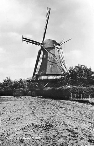 De Braakmolen, , Foto: ? (verzameling Rob Pols). | Database Nederlandse molens