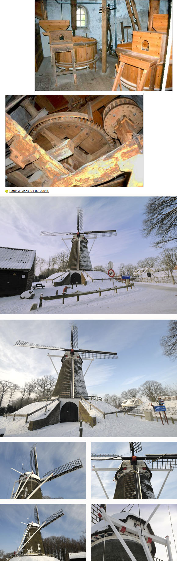 Lonnekermolen, Lonneker, Eddy Blenke (13-1-2010). | Database Nederlandse molens