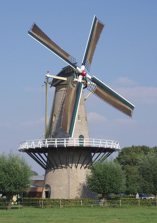 Foto van De Vijf Gebroeders, Heinkenszand, Jeroen van Dijke (september 2012). | Database Nederlandse molens