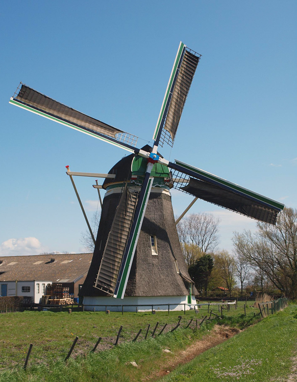 Foto van De Zwaan, Kerkwerve-Moriaanshoofd, Jeroen van Dijke (29-4-2013). | Database Nederlandse molens