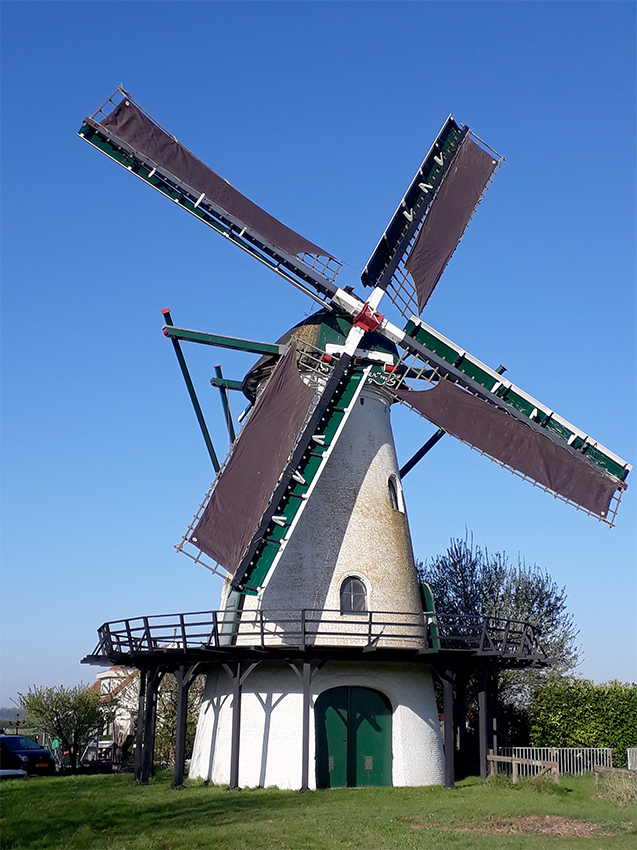 Foto van De Jager, Oud-Vossemeer, Jeroen van Dijke (16-4-2020) | Database Nederlandse molens
