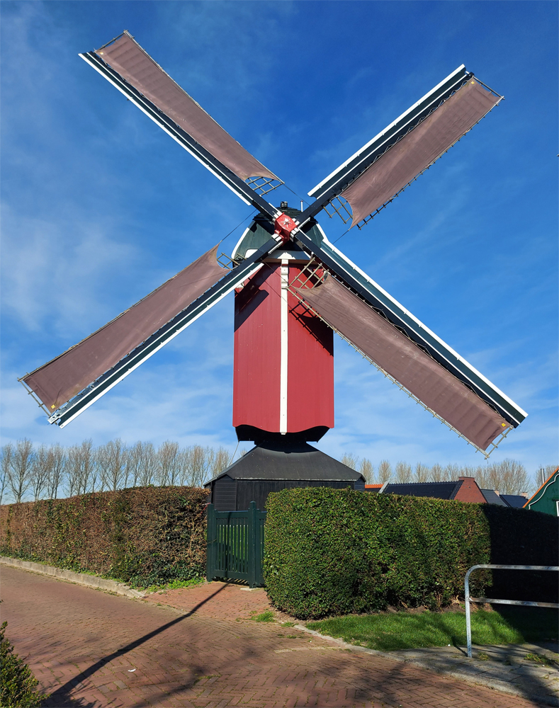 Foto van (standerdmolen), Sint-Annaland,  Jesse Bergquist (28-2-2022) | Database Nederlandse molens