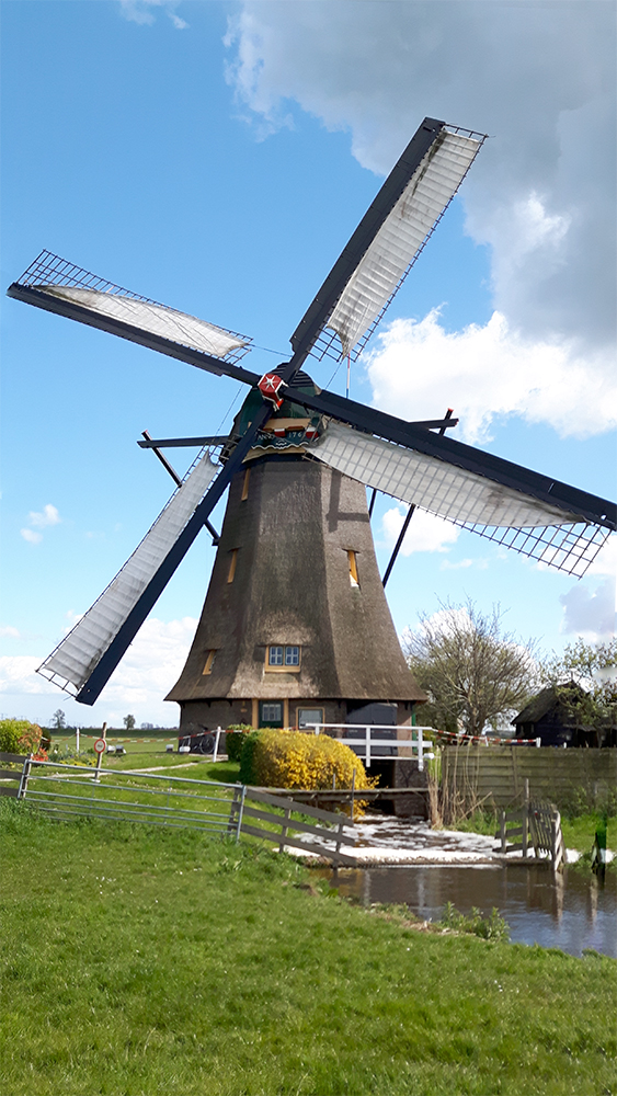 Foto van Lage (of Kleine) Molen, Nieuw-Lekkerland, Kees vd Graaf (23-04-2016) | Database Nederlandse molens