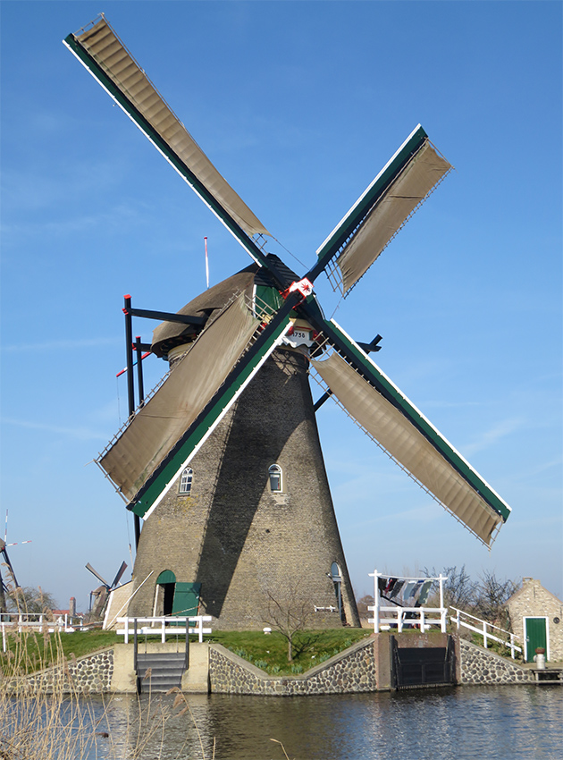 Foto van Nederwaard Molen No.5, Kinderdijk, William Bouter (23-2-2019) | Database Nederlandse molens