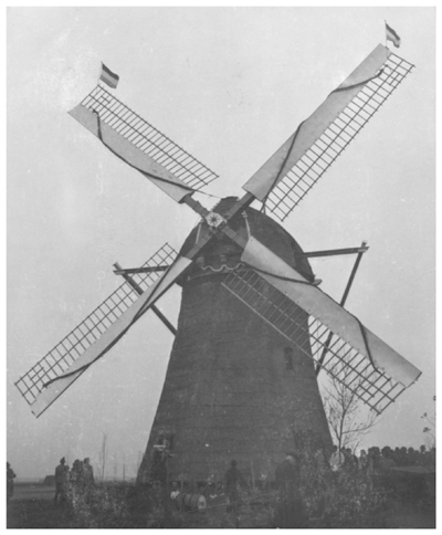 Hogeveensemolen, , Opname uit 1939. Foto: ? (verzameling Ton Meesters). | Database Nederlandse molens