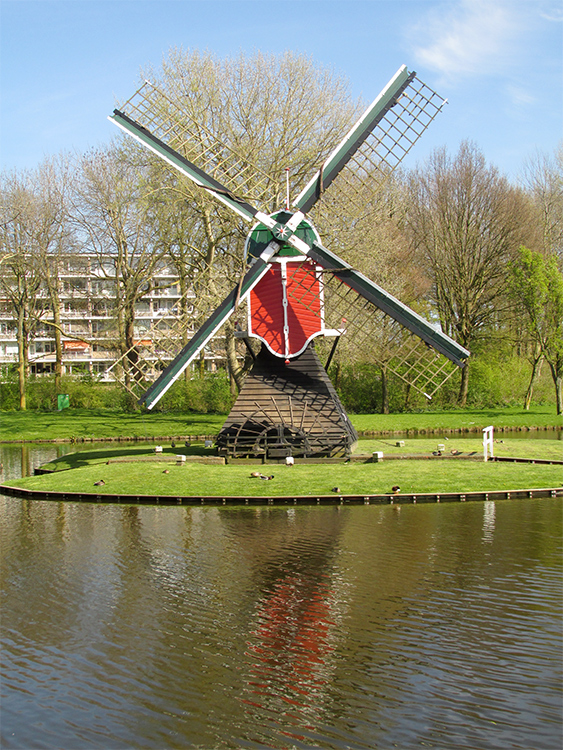 Oudenhofmolen, Oegstgeest, Piet Glasbergen (21-4-2016) | Database Nederlandse molens