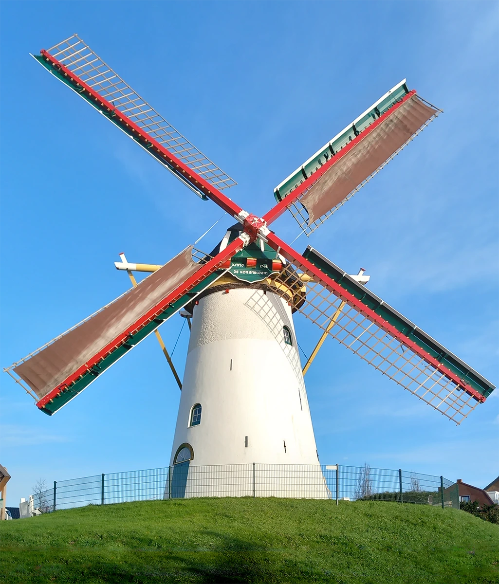 Foto van De Korenbloem, Oude-Tonge, Jeanpaul Kardux (24-12-2022) | Database Nederlandse molens