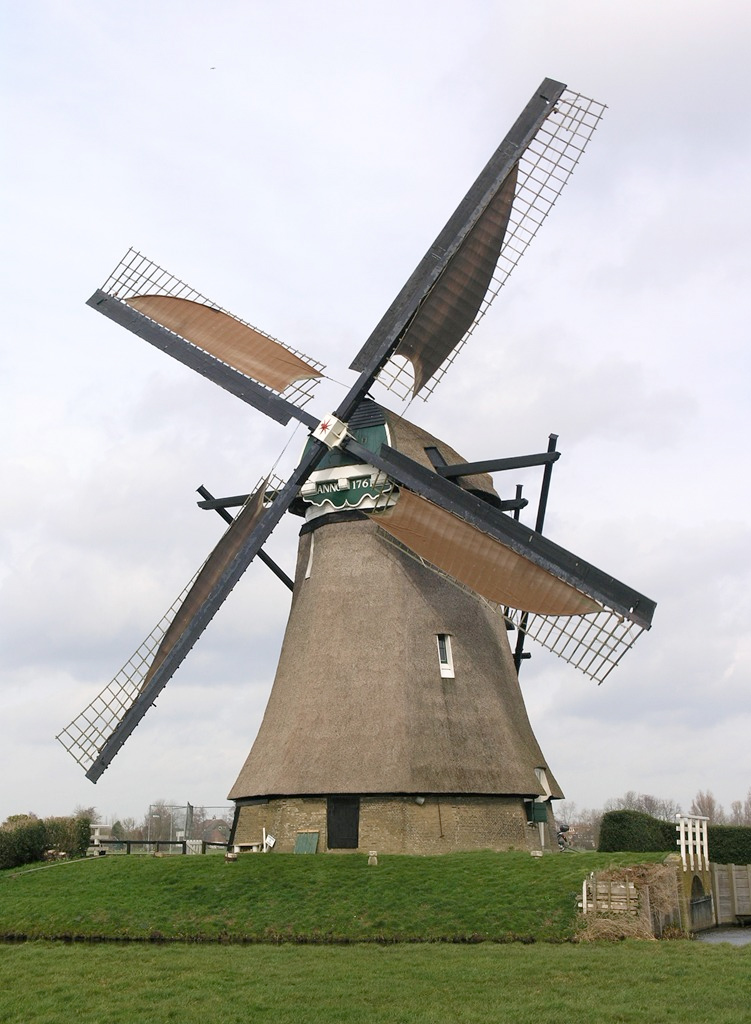 Foto van Achtkante Molen, Streefkerk, Willem Jans (8-3-2008) | Database Nederlandse molens