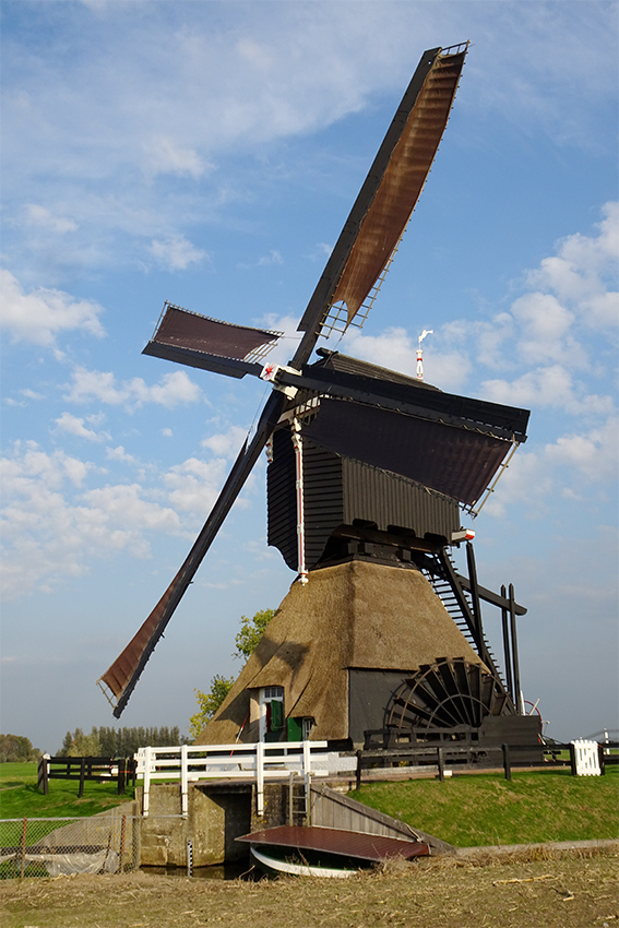 Foto van Oude Weteringmolen, Streefkerk, Louis Maas (6-10-2018) | Database Nederlandse molens