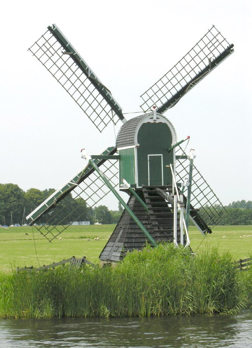 Nieuwe Hofmolen, Warmond, Donald Vandenbulcke (10-7-2005) | Database Nederlandse molens