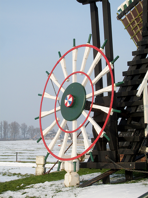 Zweilandermolen, Warmond, Piet Glasbergen (12-2-2017) | Database Nederlandse molens
