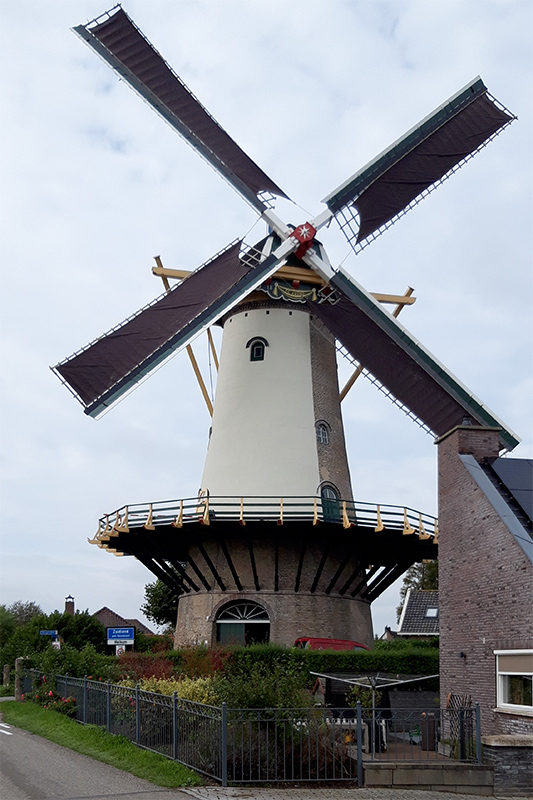 Foto van De Arend, Zuidland, Arie van Loo (5-10-2019) | Database Nederlandse molens