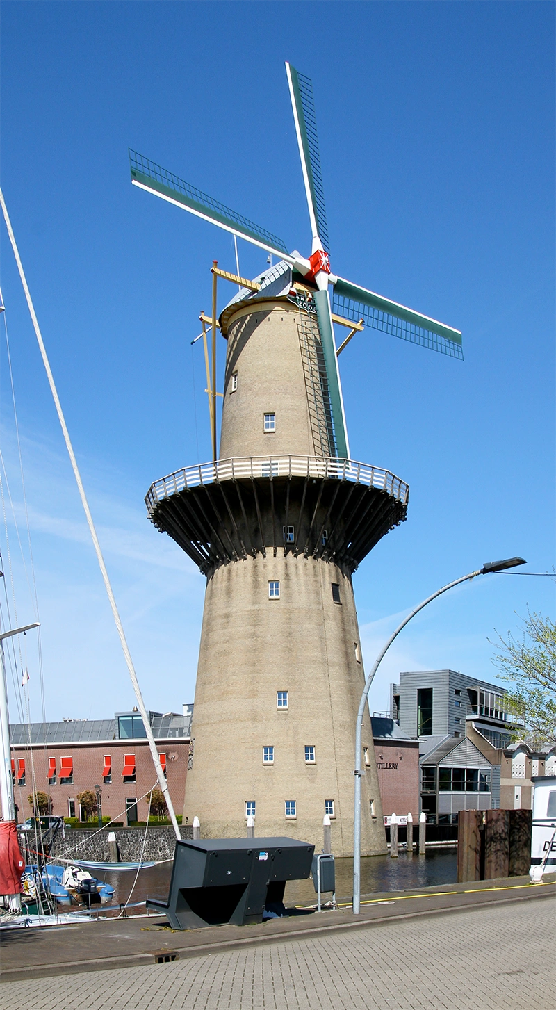 Foto van Noletmolen, Schiedam, Ton Koorevaar (20-4-2022) | Database Nederlandse molens