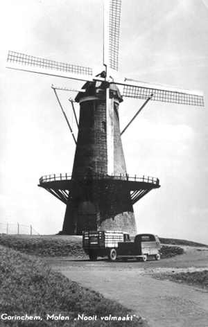 Nooit Volmaakt, , De Nooit Volmaakt omstreeks 1964. | Database Nederlandse molens
