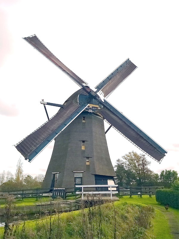Foto van Rietveldse Molen, Hazerswoude-Dorp, Tony Hop (27-10-2019) | Database Nederlandse molens