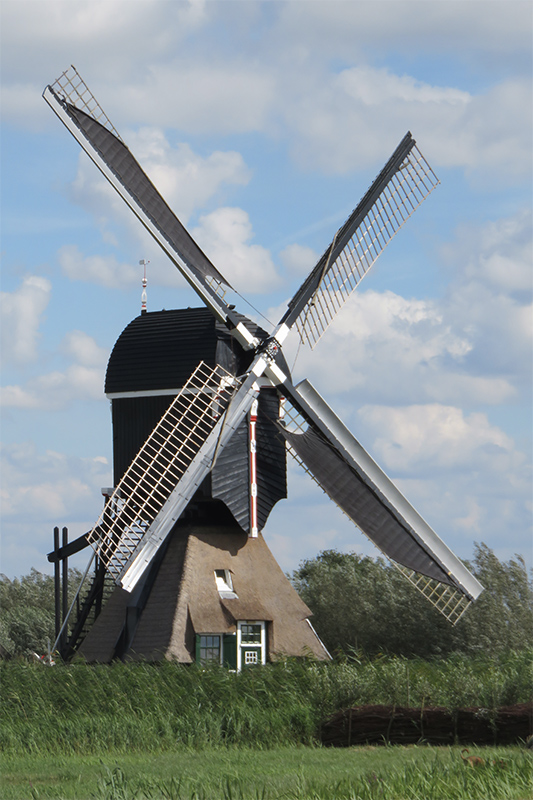 Foto van Oudendijkse Molen, Hoornaar, William Bouter (11-8-2018) | Database Nederlandse molens