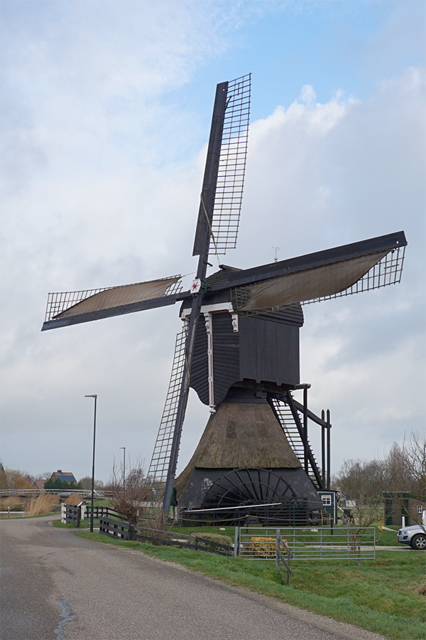 Foto van Scheiwijkse Molen, Hoornaar, Abel van Loenen (3-1-2022) | Database Nederlandse molens